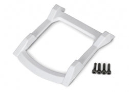 Traxxas TRA6728A Skid plate, roof (body) (white)/ 3x12 CS (4)