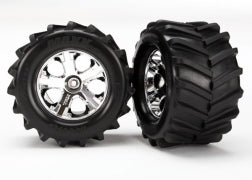 Traxxas TRA6771 Tires and wheels, assembled, glued 2.8' (All-Star