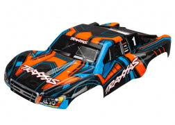 Traxxas TRA6844 Body, Slash 4X4, orange and blue (painted, decals