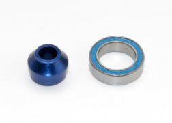 Traxxas TRA6893X Bearing adapter, 6160-T6 aluminum (blue-anodized)
