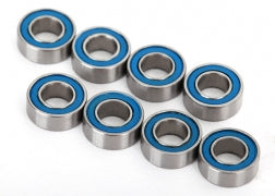 Traxxas TRA7019R Ball bearings, blue rubber sealed (4x8x3mm) (8)