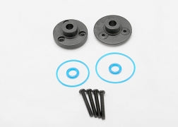 Traxxas TRA7080 Cover plates, differential (front or rear)/ gasket