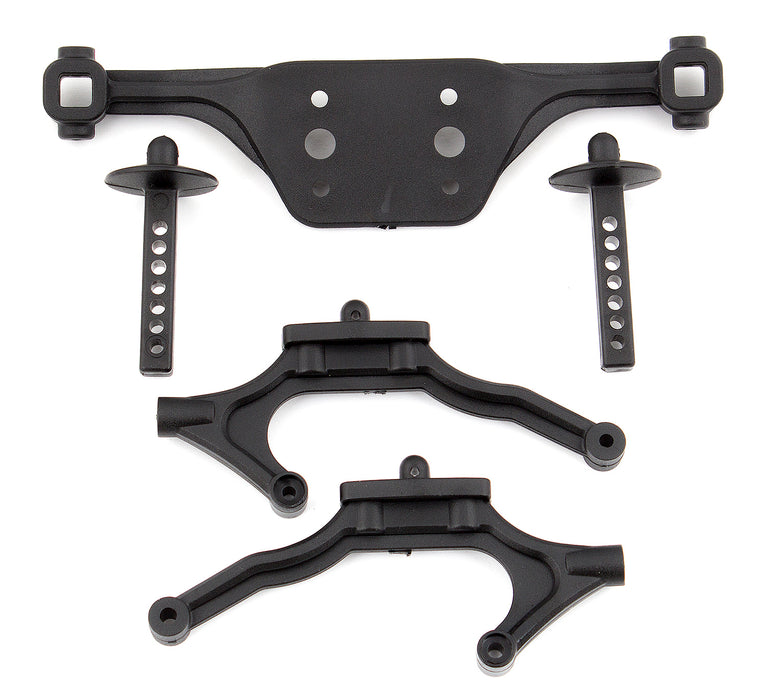 Team Associated  ASC71038 Rear Body Mounts, Fits: ProSC10, Reflex DB10, DR10 and Trophy Rat