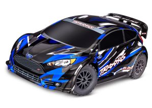Traxxas TRA74154-4-BLUE Ford Fiesta ST Rally BL-2s