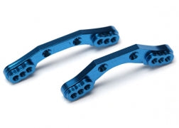 Traxxas TRA7537X Shock towers, front & rear, 6061-T6 aluminum (blue