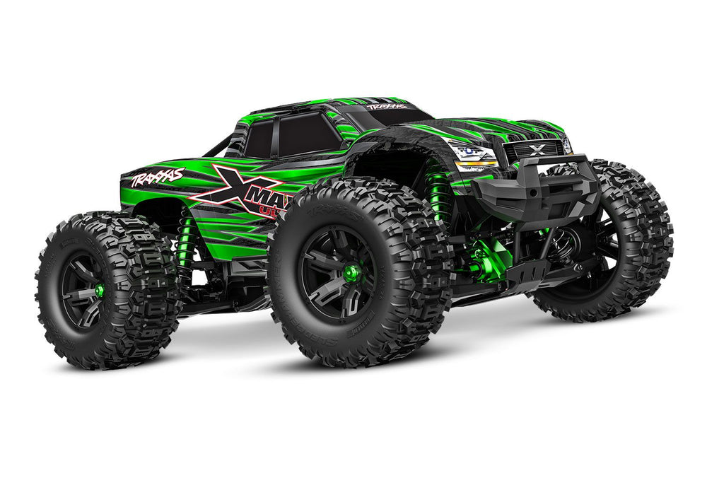 Traxxas TRA77097-4-GRN X-Maxx® ULTIMATE 8S ESC GREEN Brushless Electric Monster Truck with TQi