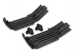 Traxxas TRA7744 Skidplate, front (1), rear (1)/ rubber impact cush