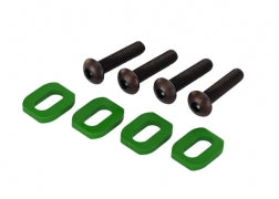 Traxxas TRA7759G Washers, motor mount, aluminum (green-anodized) (4