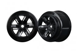 Traxxas TRA7771 Wheels, X-Maxx®, black (left & right)