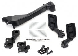 Traxxas TRA8020 Mirrors, side (left & right)/ snorkel/ mounting ha