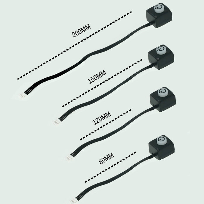 Hobbywing HWI30850015 1:10 Electronic Power Switch-EXT-200MM XR10 STOCK SPEC