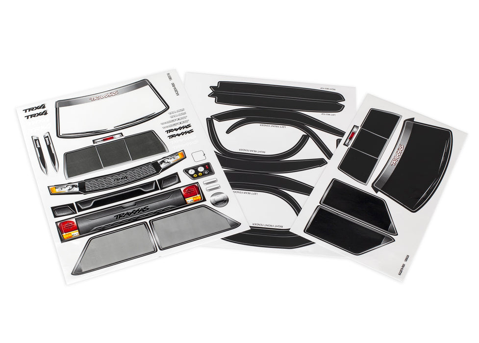 Traxxas TRA8113 Decal sheet, TRX-4® Sport