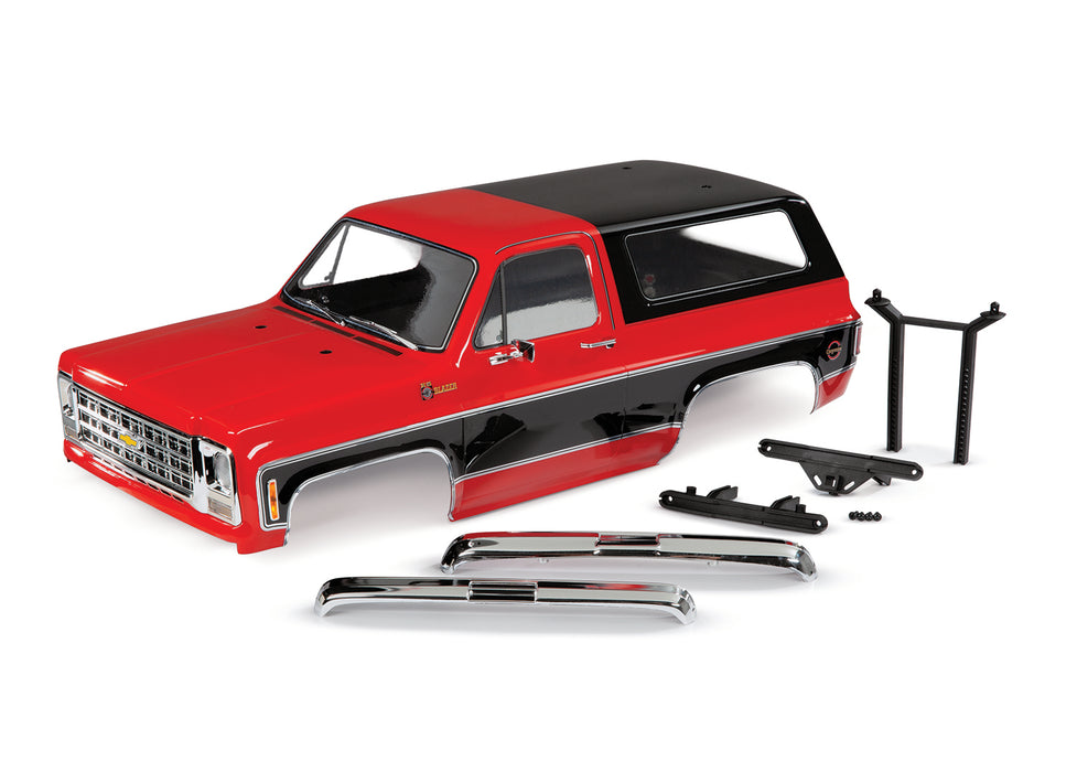 Traxxas TRA8130R Body, Chevrolet Blazer (1979), complete (red) (inc