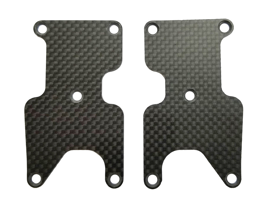 Team Associated  ASC81436 RC8B3.2 Factory Team Rear Suspension Arm Inserts, Carbon Fiber, 1.2mm