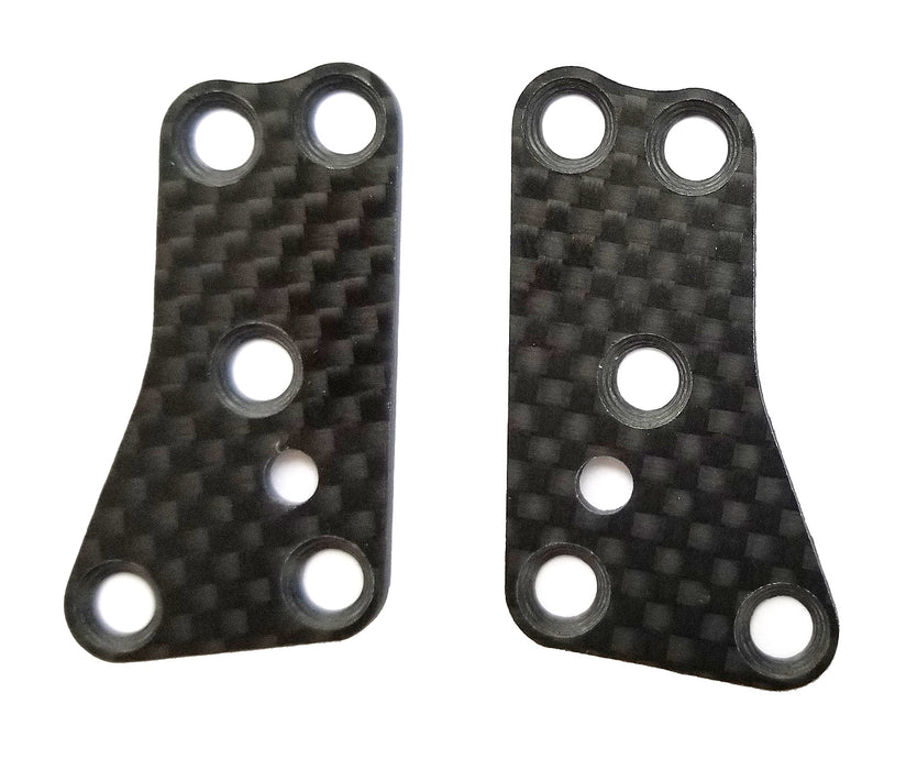 Team Associated  ASC81444 RC8B3.2 Factory Team Front Upper Suspension Arm Inserts, Carbon Fiber, 1.2mm