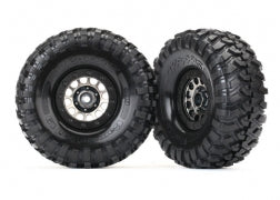 Traxxas TRA8174 Tires and wheels, assembled (Method 105 1.9” black