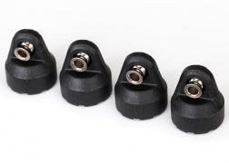Traxxas TRA8361 Shock caps (black) (4) (assembled with hollow ball