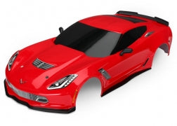 Traxxas TRA8386R Body, Chevrolet Corvette Z06, red (painted, decals