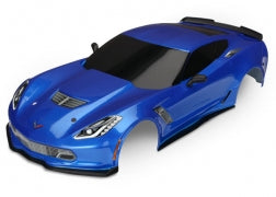 Traxxas TRA8386X Body, Chevrolet Corvette Z06, blue (painted, decal