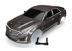 Traxxas TRA8391X Body, Cadillac CTS-V, silver (painted, decals appl