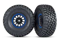 Traxxas TRA8474X Tires and wheels, assembled, glued (Method Racing