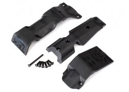 Traxxas TRA8637 Skid plate set, front/ skid plate, rear/ 3x10 BCS