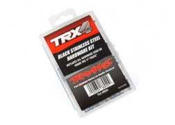 Traxxas TRA8894 Hardware kit, black stainless steel, TRX-4® Traxx™
