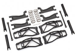 Traxxas TRA8995 Suspension kit, WideMaxx™, black (includes front &