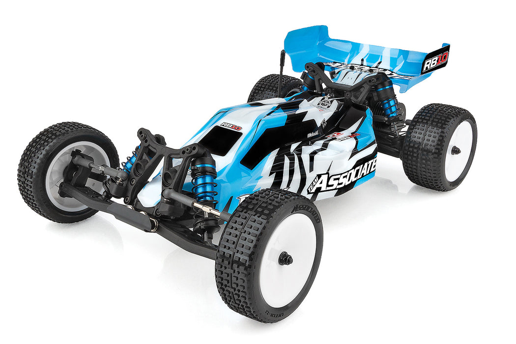 Team Associated ASC90031 RB10 RTR 1/10 Electric 2WD Brushless Buggy (Blue) w/2.4GHz Radio & DVC