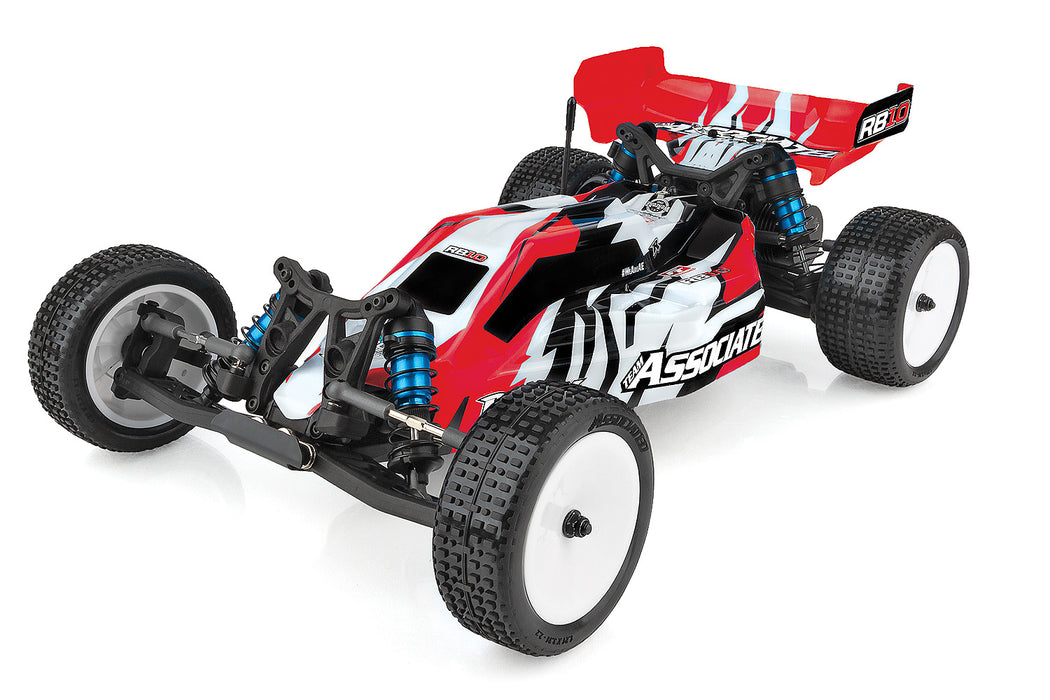 Team Associated ASC90032 RB10 RTR 1/10 Electric 2WD Brushless Buggy (RED) w/2.4GHz Radio & DVC