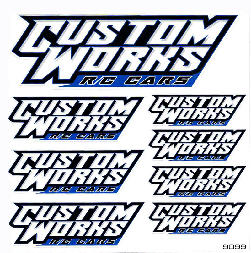 CW 2021 DECAL SHEET BLUE — World of R/C Parts & Supplies