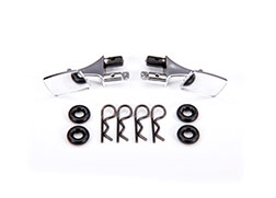Traxxas TRA9118 Mirrors, side, chrome (left & right)/ o-rings (4)/