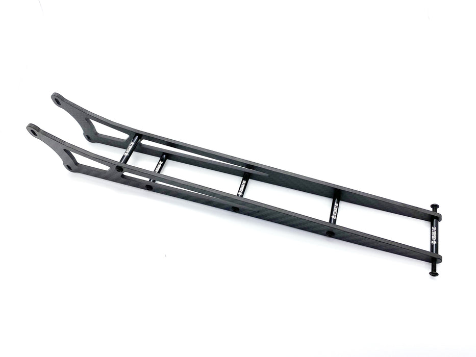 Assault RC Carbon Fiber Adjustable Street Eliminator Wheelie Bar (DR10) (Black)