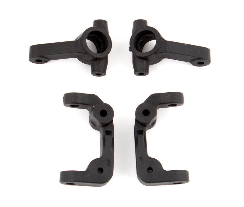 Team Associated  ASC91417 Caster and Steering Blocks, Fits: ProSC10, Reflex DB10, and Trophy Rat