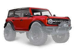 Traxxas TRA9211R Body, Ford Bronco (2021), complete, red (painted)