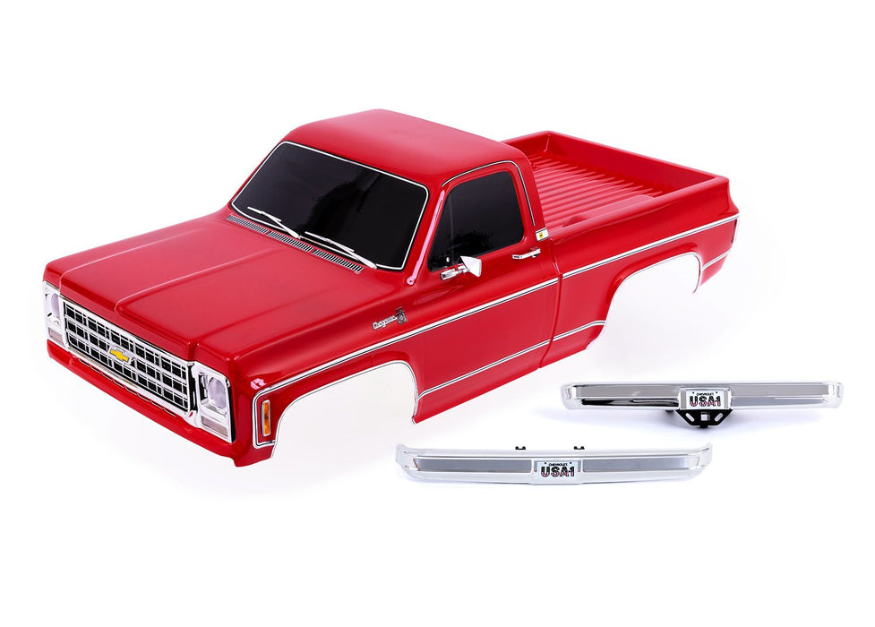 Traxxas TRA9212R BODY 79 K10 TRUCK COMPLETE RED