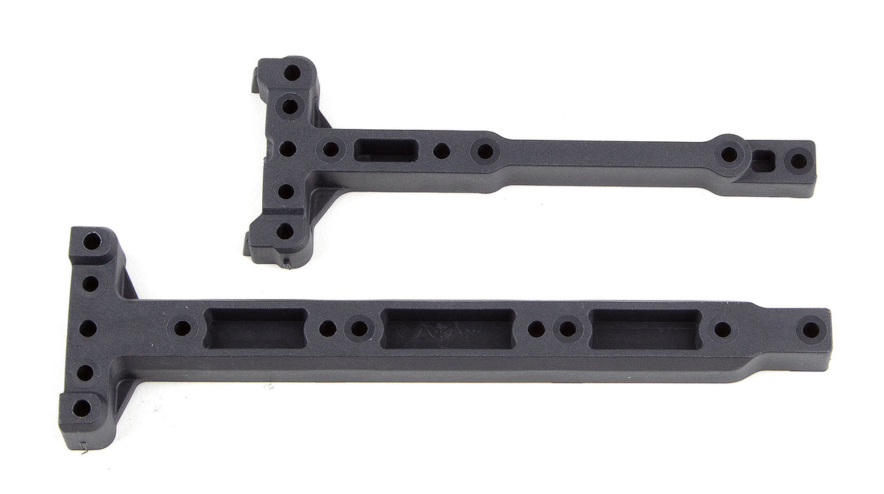 Team Associated RC10B74.1 Factory Team Chassis Braces (Carbon)