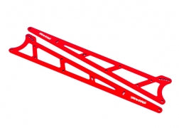 Traxxas TRA9462R Side plates, wheelie bar, red (aluminum) (2)