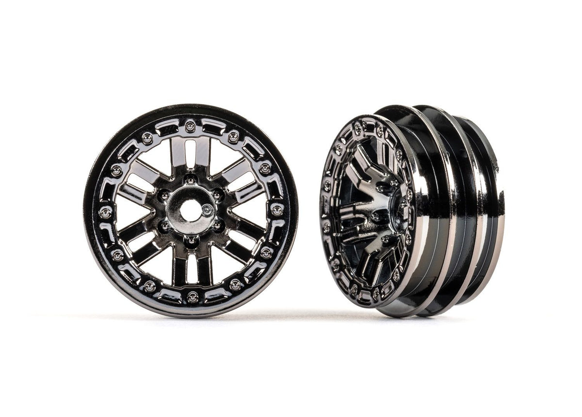 WHEELS BLACK CHRM 1.0 (2) — World of R/C Parts & Supplies