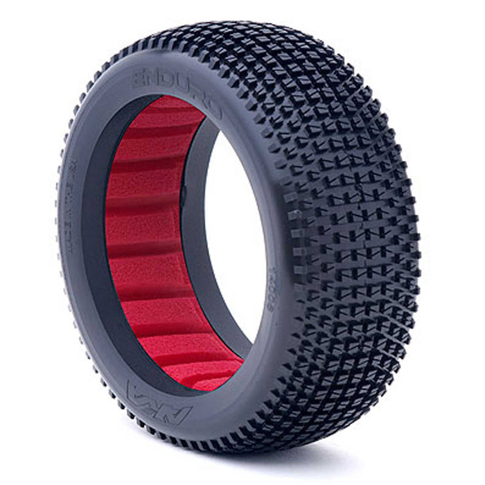 1/8 Buggy Enduro Super Soft Tire w/ Red Insert (2)