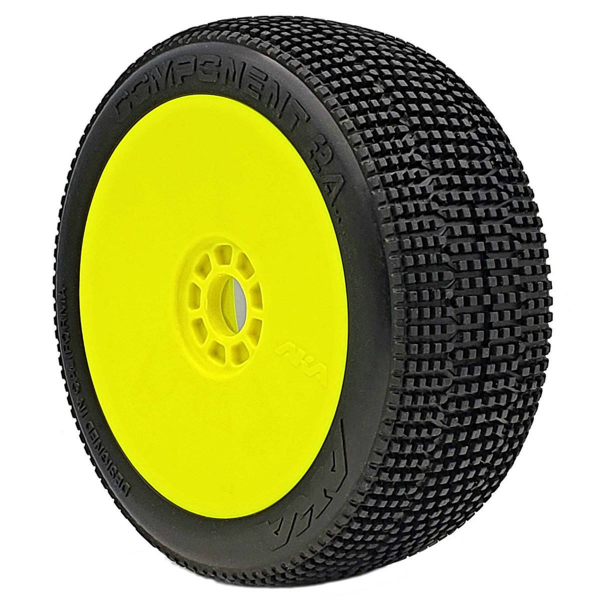 1:8 BUGGY COMPONENT 2AB EVO WHEEL PRMT YEL MLW (2) — World of R/C Parts ...