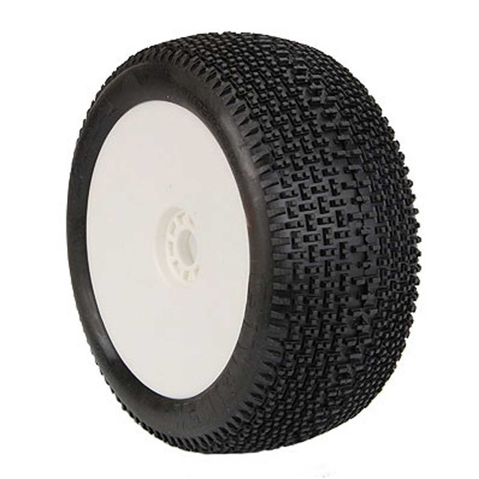 1/8 Truggy Evo Cityblock SSLW Tire Prmnt White (2)