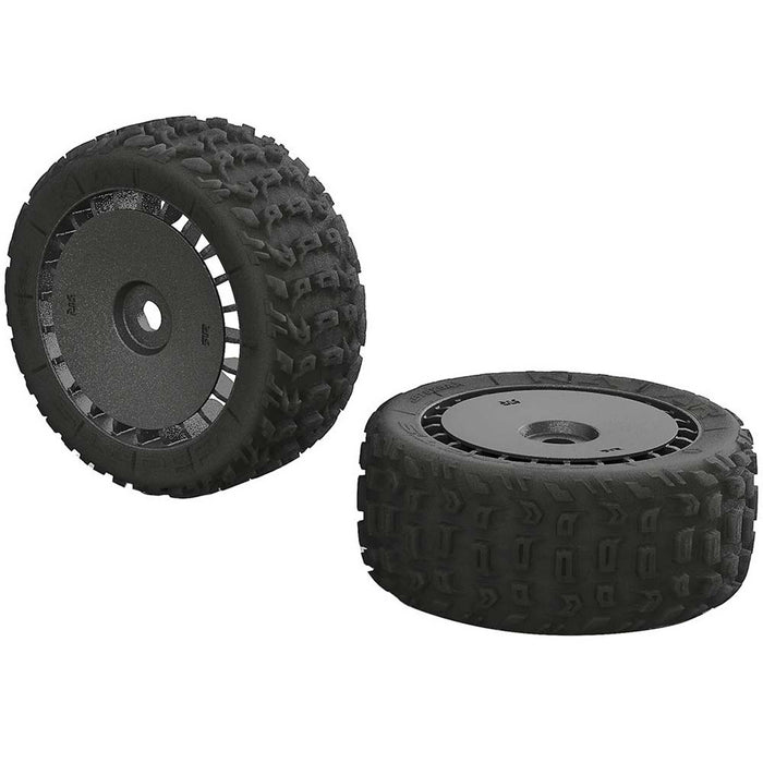 ARAC9615 AR550048 KATAR T 6S Tire/Wheel Set Talion (2)