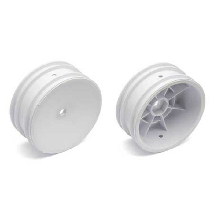Team Associated ASC9690 1/10 Front 12mm Hex Wheels, White (2): 2wd Buggy