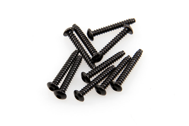Axial AXA0439 Hex Sckt Tapping Butto Hd M3x20mm Blk (10)