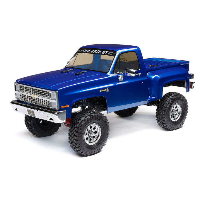 Axial AXI03030T1 1/10 SCX10 III Base Camp 1982 Chevy K10 4X4 RTR, Blue