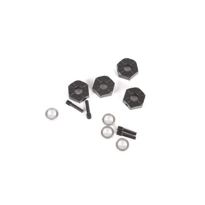 Axial AXI232018 12mm Hex, Screw Shaft & Spacer (4): UTB