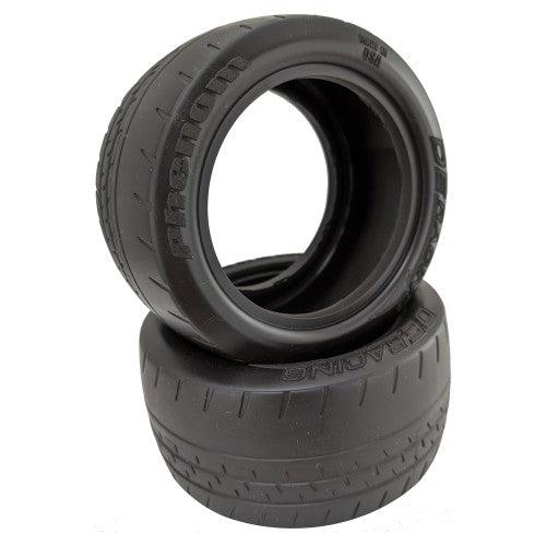 DE RACING DERPBRD30 Phenom 2.2 Buggy Rear Tires / D30 Compound / With Inserts