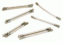 STAINLESS STEEL LINKAGE SET W/ ALLOY ROD ENDS FOR AXIAL 1/10 SCX10 II