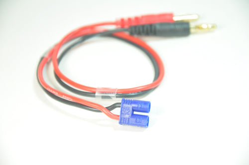 Male EC2 to 4mm Banana Charge Cable